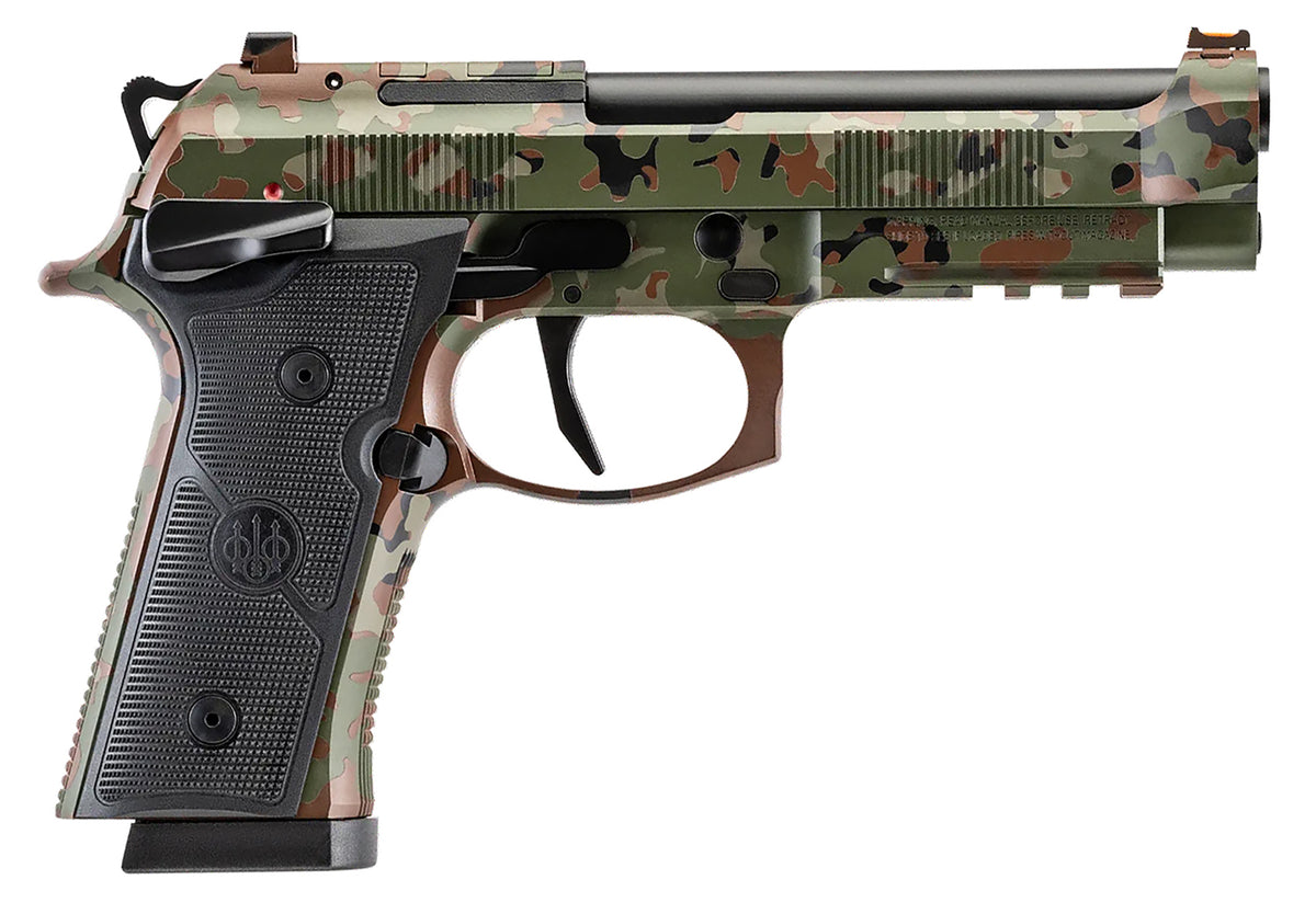 Beretta 92XI SAO 9mm Luger 4.7" Barrel 15-Round Pistol - Flectarn Camo