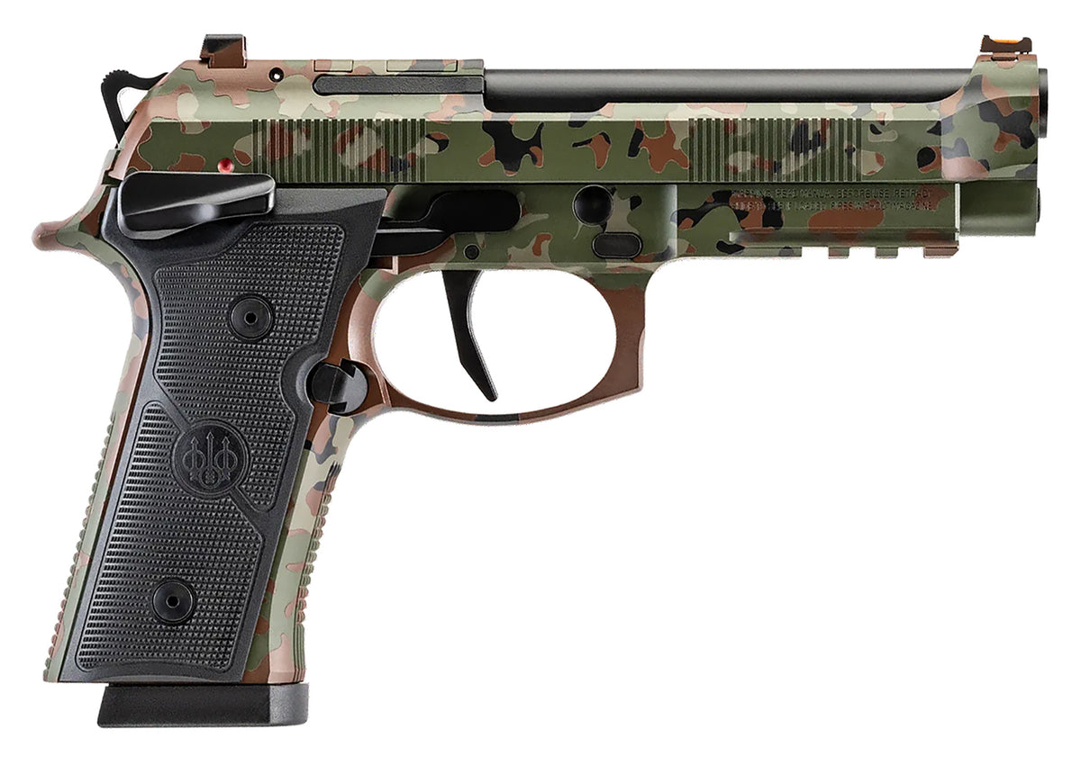 Beretta 92XI SAO 9mm Luger 4.7" Barrel 18-Round Pistol - Flectarn Camo