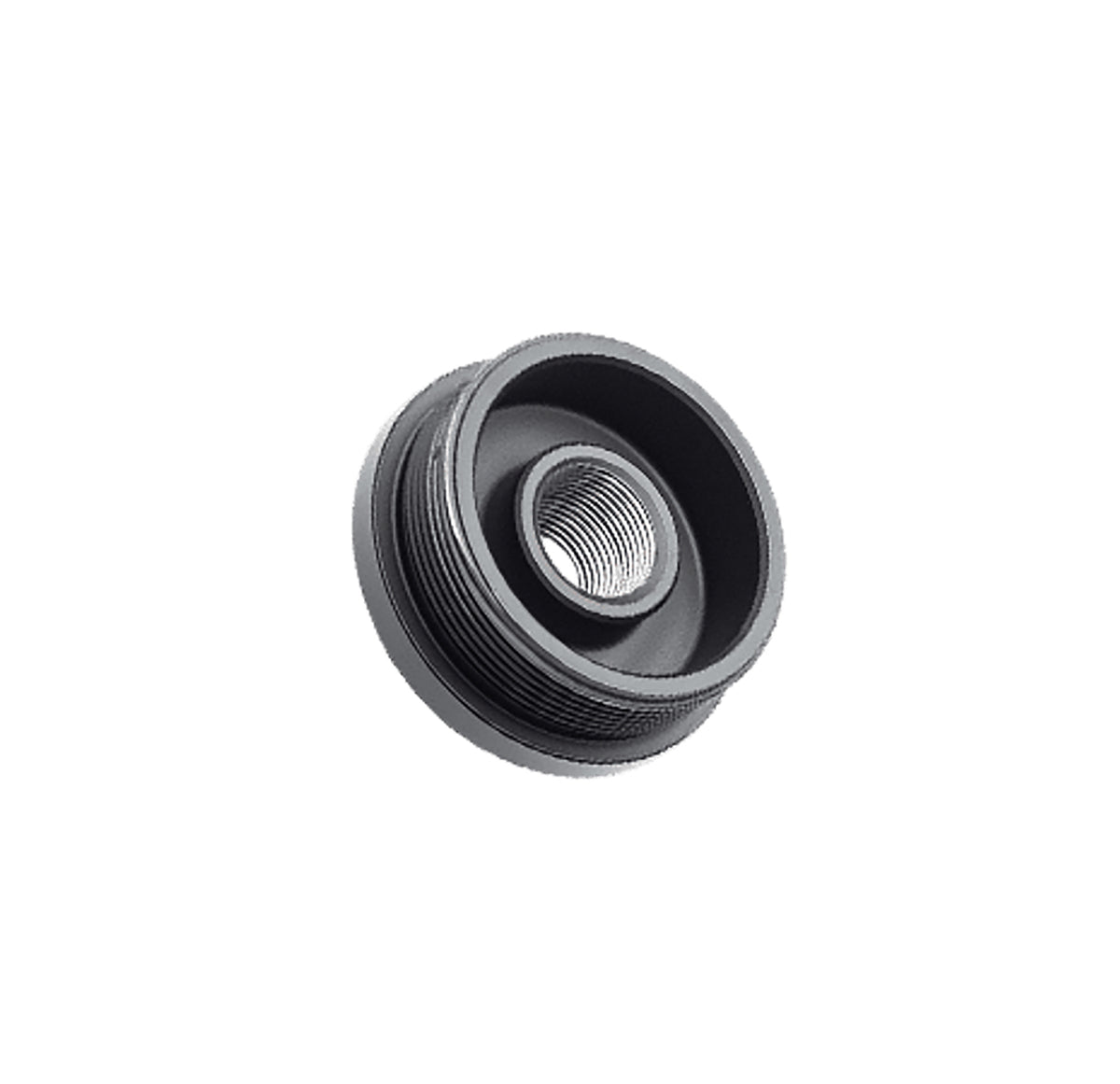 B&T Firearms SD-145582 1/2x28 Direct Thread Suppressor Adapter Black