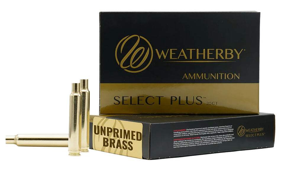 Weatherby Select Plus 338 WBY RPM Precision Unprimed Rifle Brass
