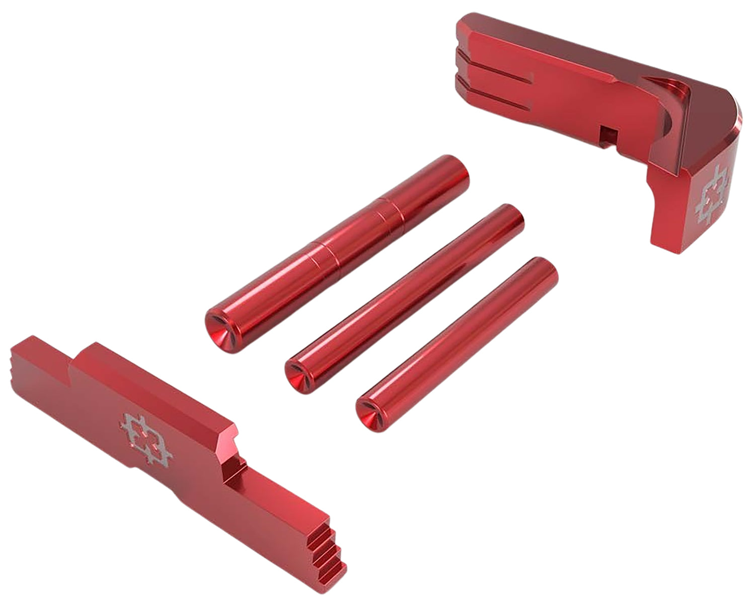 Cross Armory CRG43SOKRD Glock 43 3 Piece Upgrade Kit Red Aluminum