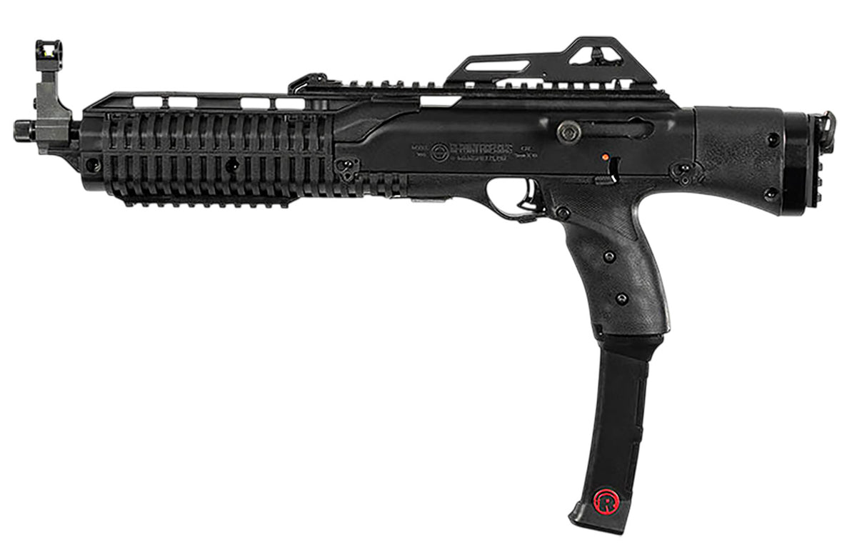 Hi-Point 995P 9mm Luger 10+1 13.25" Threaded Barrel Pistol, Black Powdercoat Polymer Receiver, Picatinny Rail, No Brace, Black Plastic Grip