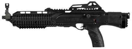 Hi-Point 4595P 45 ACP 9+1 14.95" Threaded Barrel Pistol, Black Powdercoat Polymer Receiver w/Picatinny Rail Forend, No Brace, Black Plastic Grip