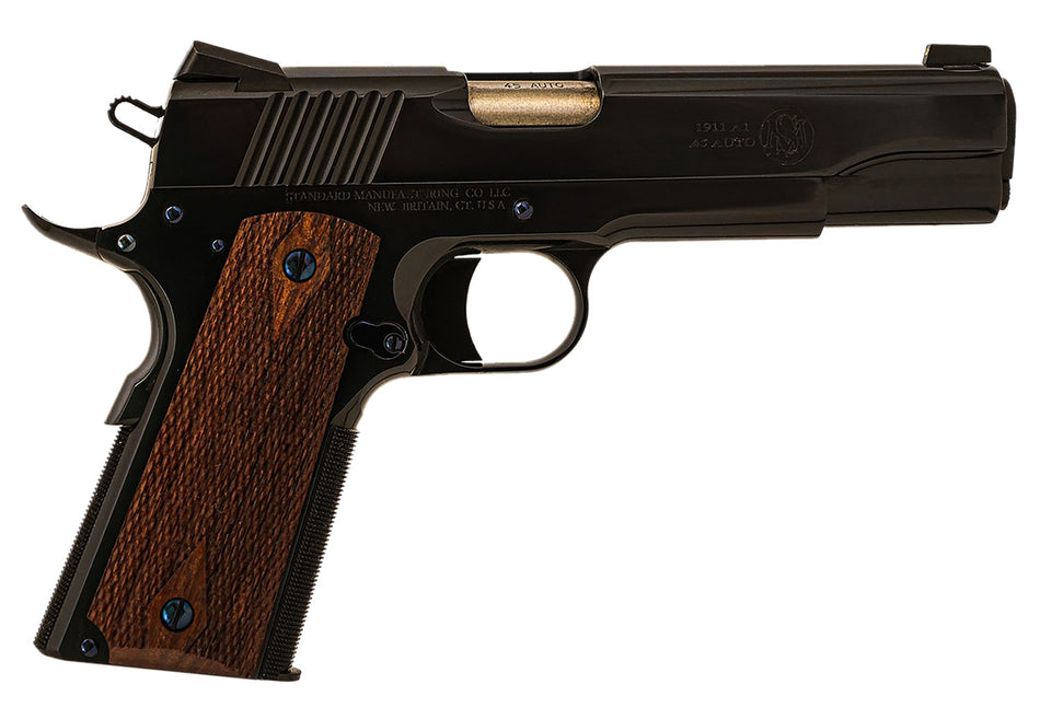 Standard Manufacturing 1911 .45 ACP Pistol, 5" Barrel, Royal Blue Finish