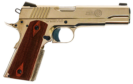 Standard Mfg 1911 Full-Size .45 ACP Pistol, 7+1 Capacity, 5" Stainless Match Barrel, Nickel Steel Frame & Slide, Walnut Grips