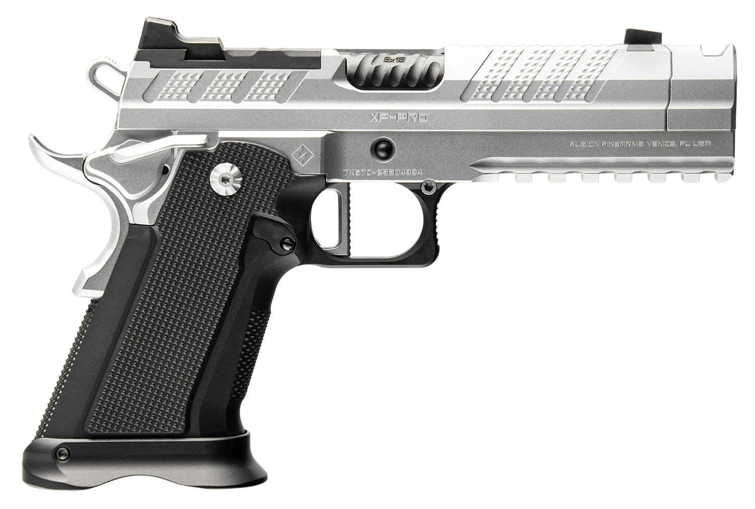 Fusion XP Pro Comp 9mm Pistol with 17-Round Magazine - Chrome