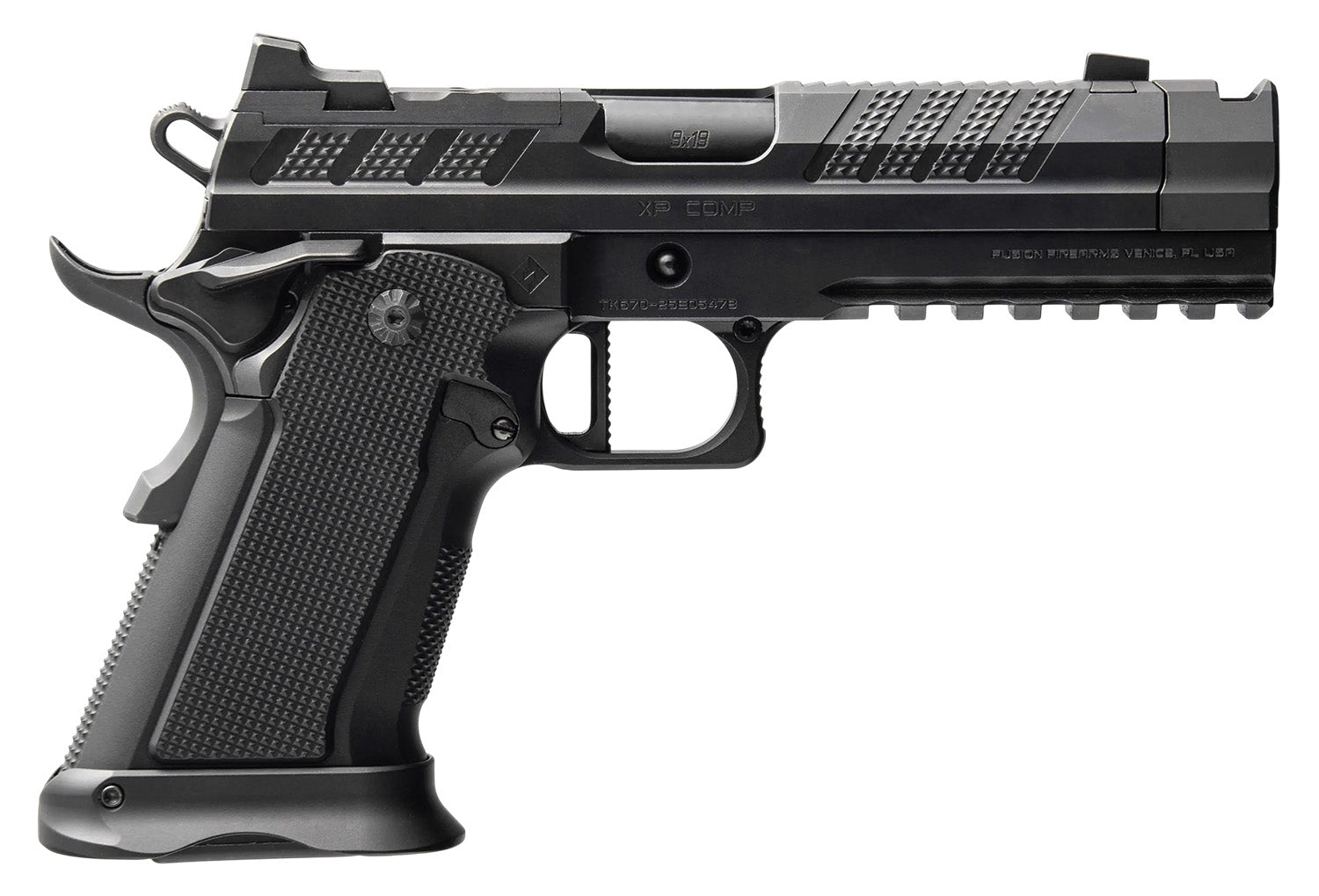 Fusion XP Pro Comp 9mm Pistol with 10-Round Magazine - Black