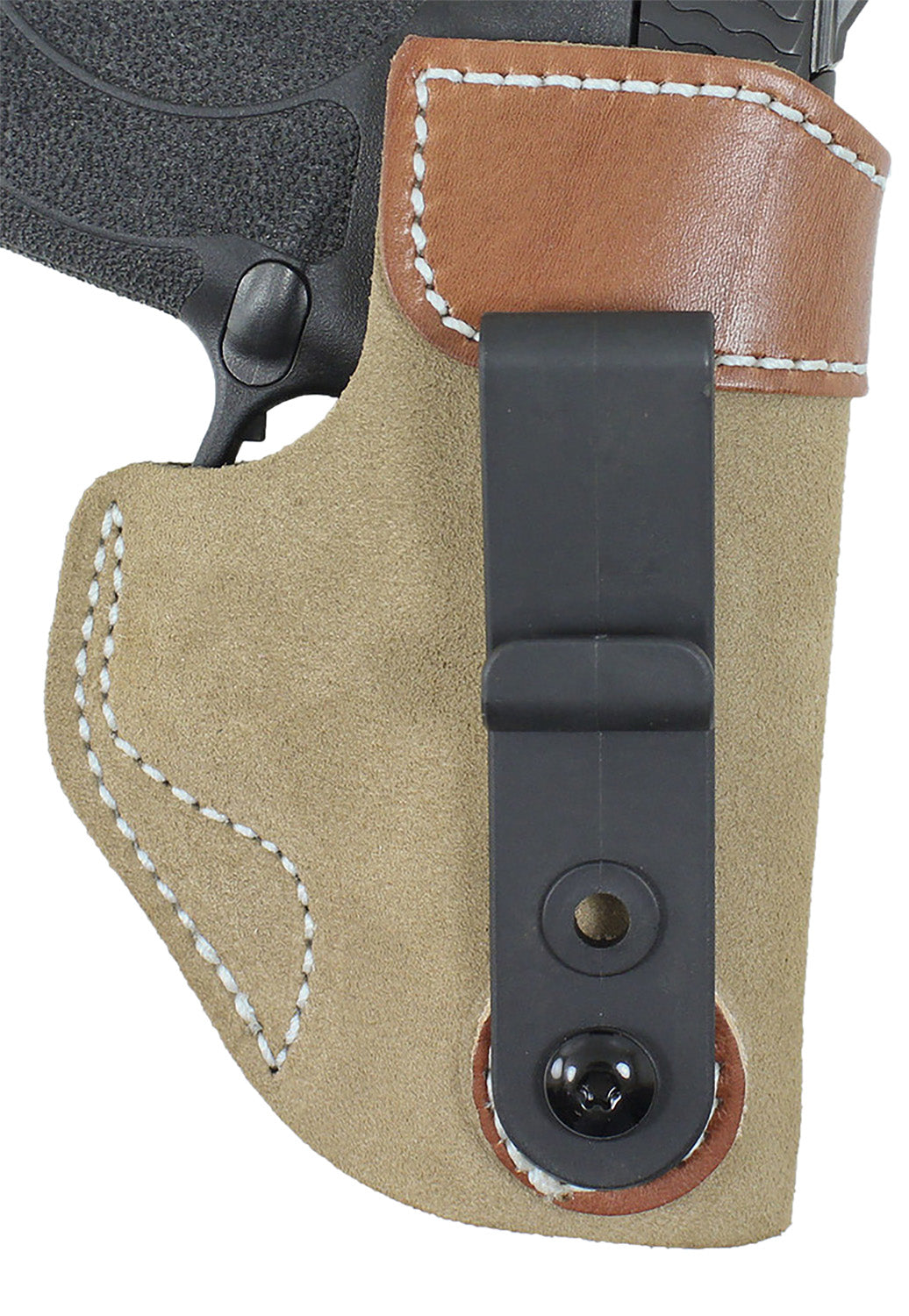 DeSantis 106NA5ZZ0 Sof-Tuck IWB Tuckable Natural Leather Holster for S&W Bodyguard 2.0 RH