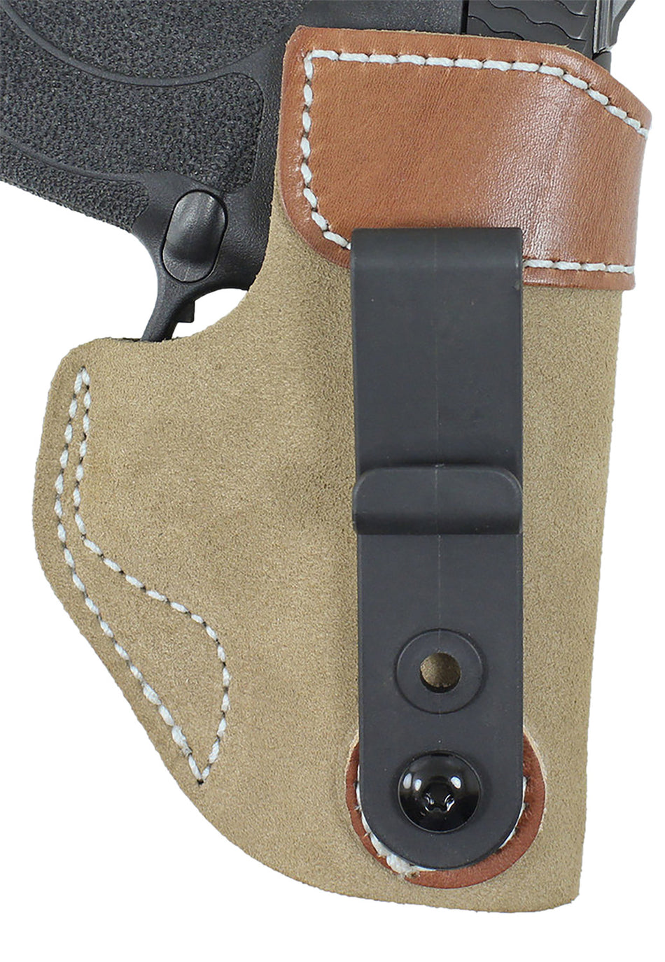 DeSantis 106NA5ZZ0 Sof-Tuck IWB Tuckable Natural Leather Holster for S&W Bodyguard 2.0 RH