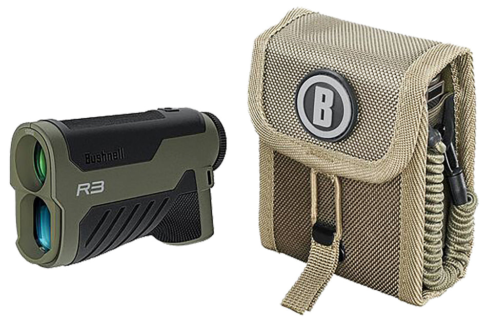 Bushnell R3-1200 R3 6x25mm 1200 yd Laser Rangefinder Ranger Green Archery Rifle Use Vault Lite Pouch