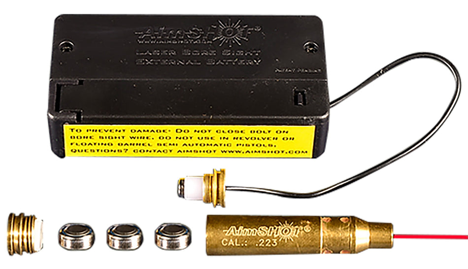 AimShot BS22320X .223 Rem Brass Cartridge Laser Bore Sight 20X