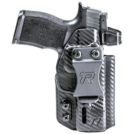 Rounded Gear Springfield Hellcat Druid Ambidextrous IWB OWB Kydex Holster Black Carbon Fiber