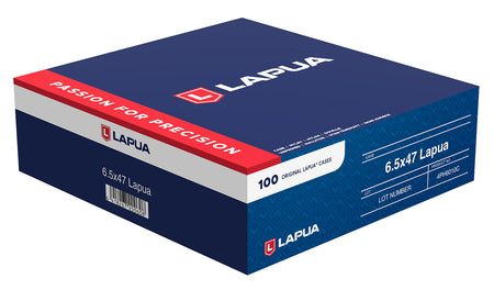 Lapua Match Grade 6.5x47mm Unprimed Rifle Brass 100/Box