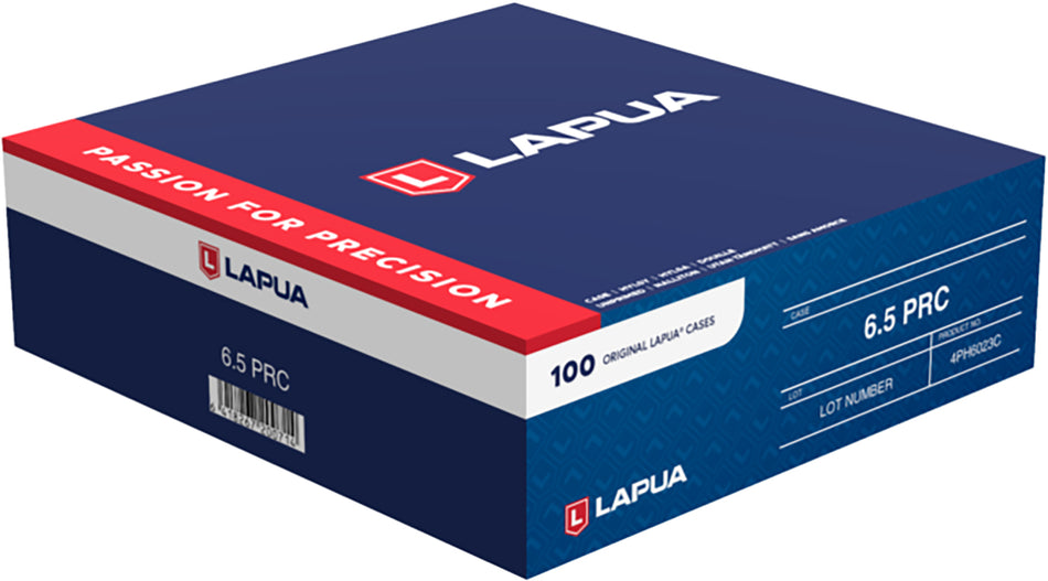 Lapua Match Grade 6.5 PRC Unprimed Rifle Brass 100/Box