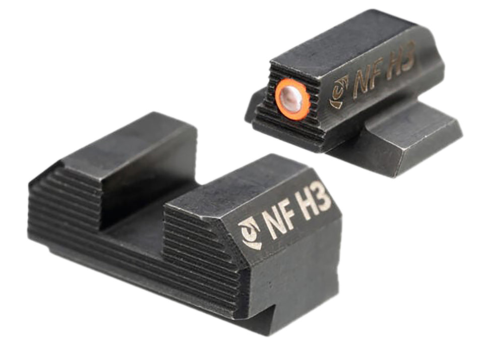 Night Fision OR Stealth Night Sights CNK-030-163-193-OGZG Canik MC9 Orange Front & Black Rear