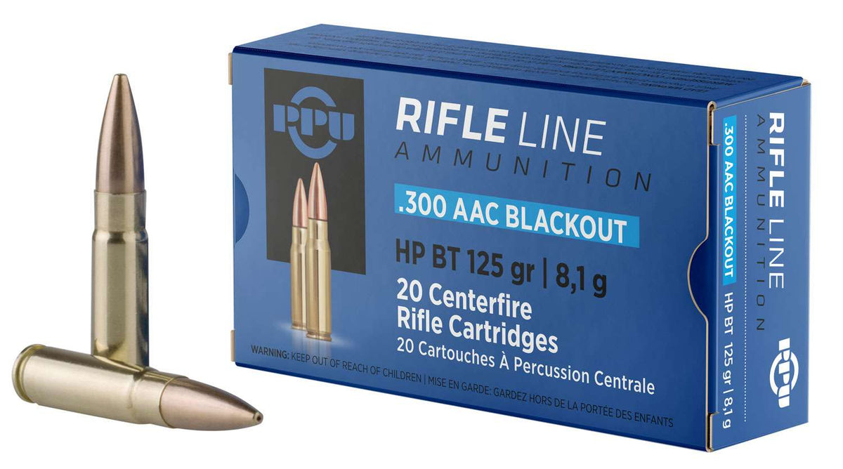 Prvi Partizan .300 AAC Blackout PP300BH 8605003812432 Hollow Point Boat Tail HPBT 125 Grain