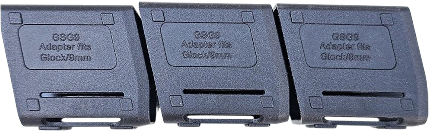 ATI GSG-9 Glock-Compatible 9mm Magazine Adapter Black 3 Pack