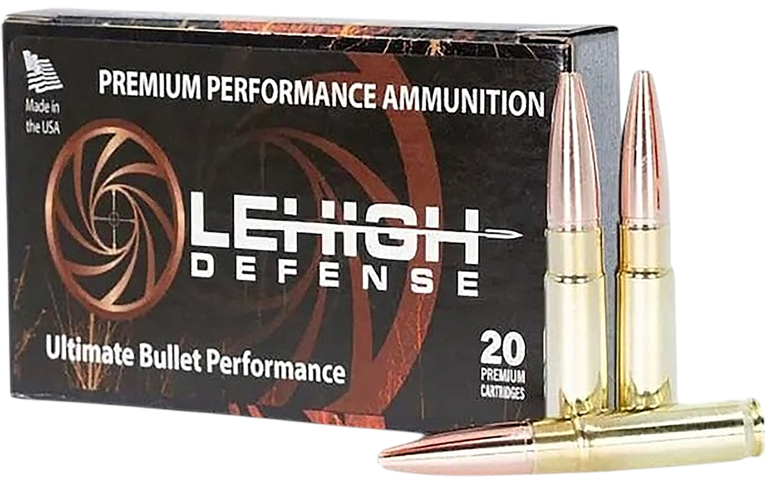 Lehigh Defense .300 AAC Blackout Rifle Ammo  Solid Hollow Point JHP 194 grain 
