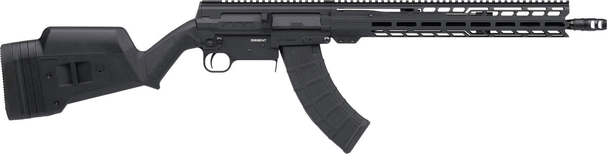 CMMG Dissent BR47 7.62x39mm 10+1 Rifle, 16.10" Threaded Barrel, Armor Black Cerakote, Ambidextrous
