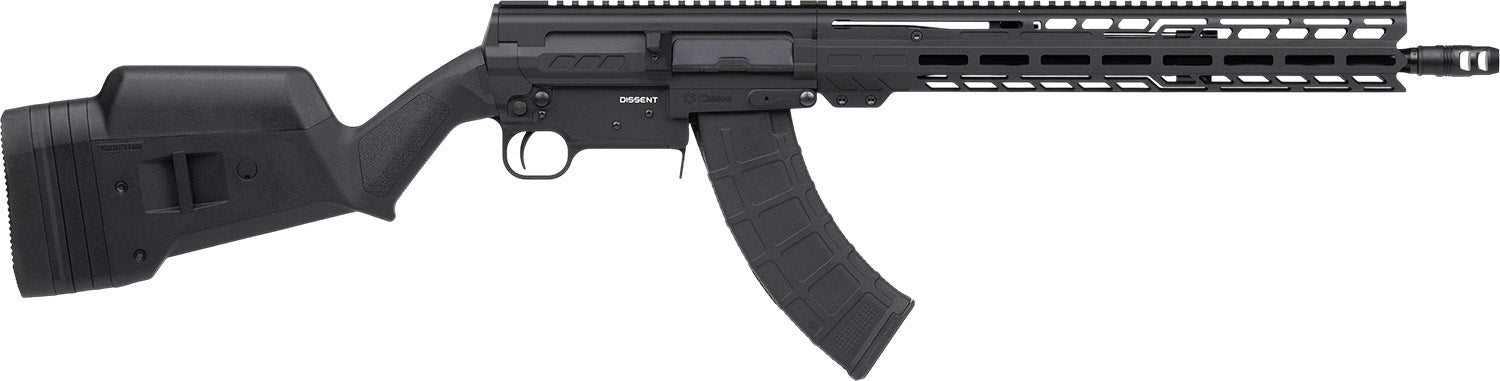 CMMG Dissent BR47 7.62x39mm 10+1 Rifle, 16.10" Threaded Barrel, Armor Black Cerakote, Ambidextrous