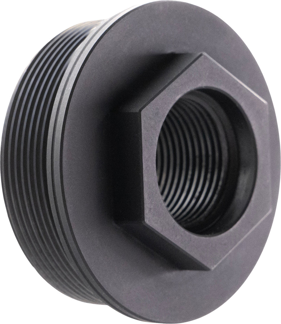 Silencer Central Banish 9 Piston Fitting 1/2x28 Inconel Black