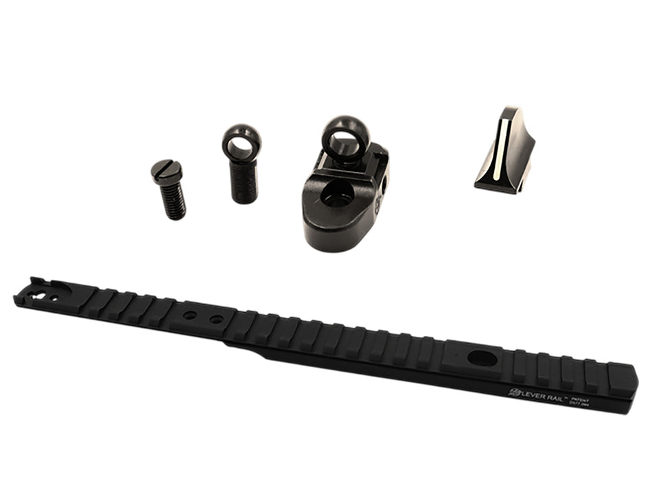 XS Sights HN10015 Ghost Ring Sight Set and Optic Mount for Henry 45-70 Lever Action