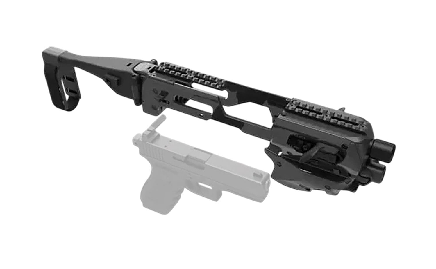 Meta Tactical Micro Conversion Kit Glock Gen3 Compatible Black Synthetic Stock
