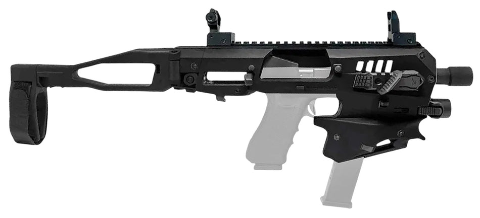 Meta Tactical Micro Conversion Kit Glock Gen2 Compatible Black Synthetic Stock