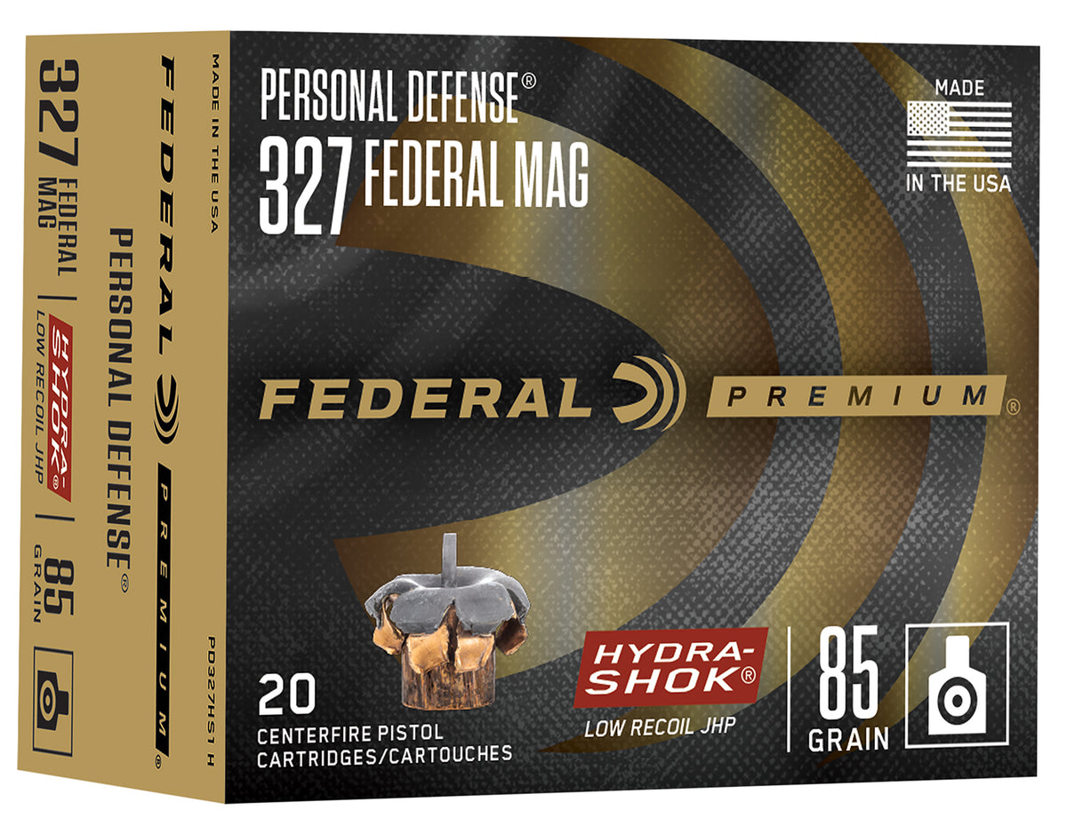 Federal Hydra-Shok  327 Federal Mag 85 Gr JHP
