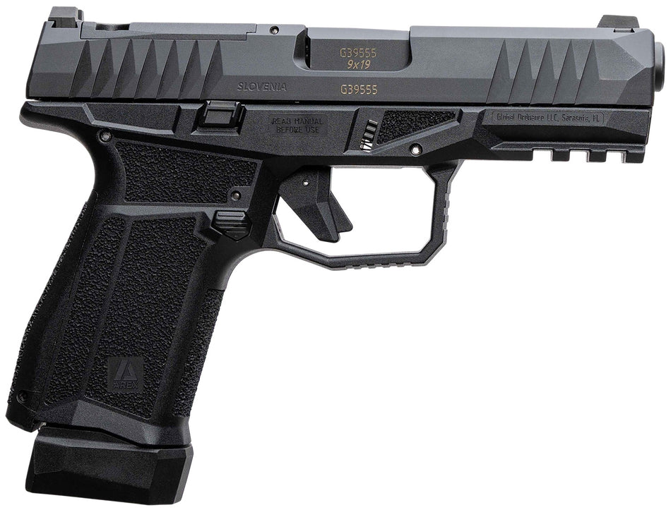Arex Delta M Gen2 Compact 9mm Luger Pistol, 15+1 Capacity, 4" Black Barrel