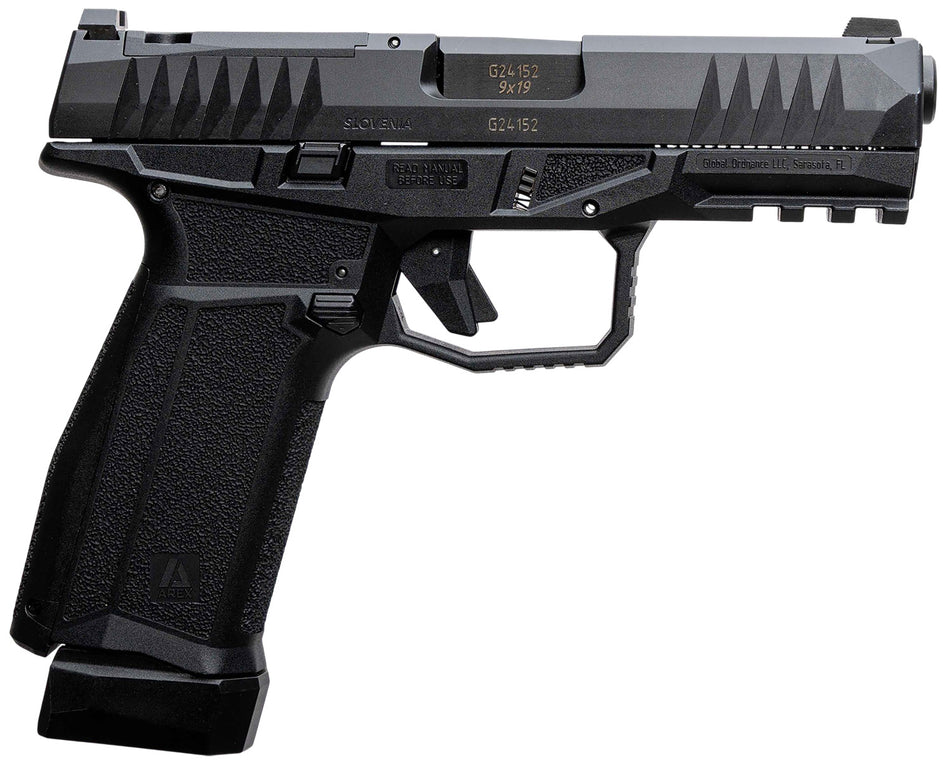 Arex Delta M Gen2 9mm Luger Pistol, 17+1 Capacity, 4" Black Barrel