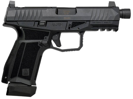 Global Ordnance Arex Delta M Gen2 9mm Luger Pistol, 15+1 Capacity, 4" Black Threaded Barrel