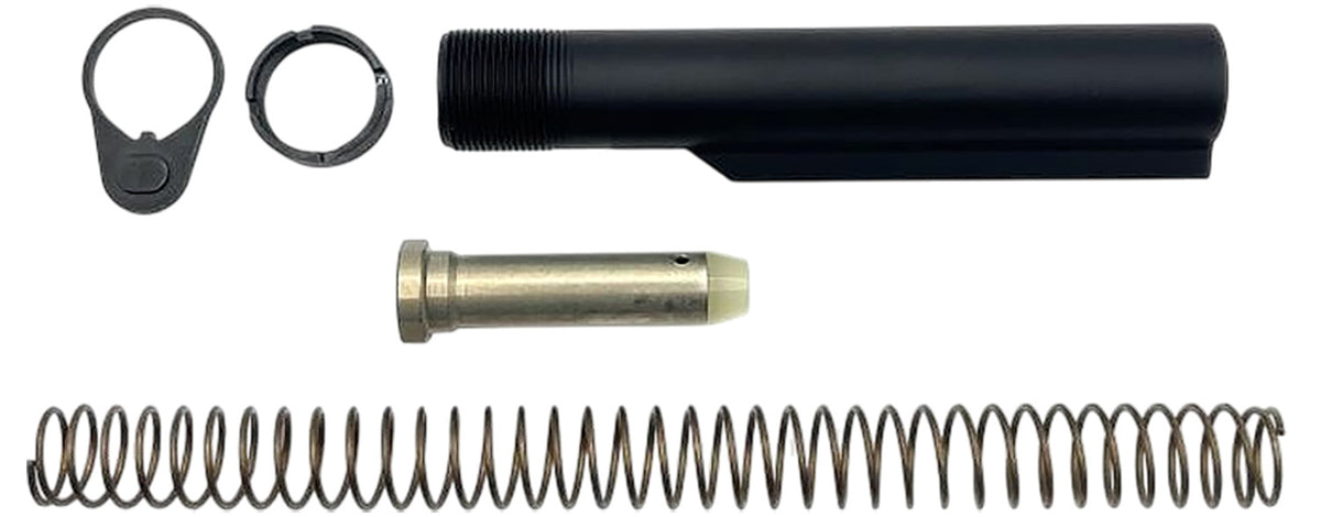 LBE Unlimited AR-Style H1 Buffer Tube Kit Black Finish