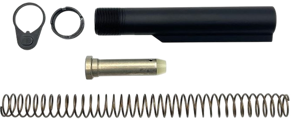 LBE Unlimited AR-Style H2 Buffer Tube Kit Black Finish