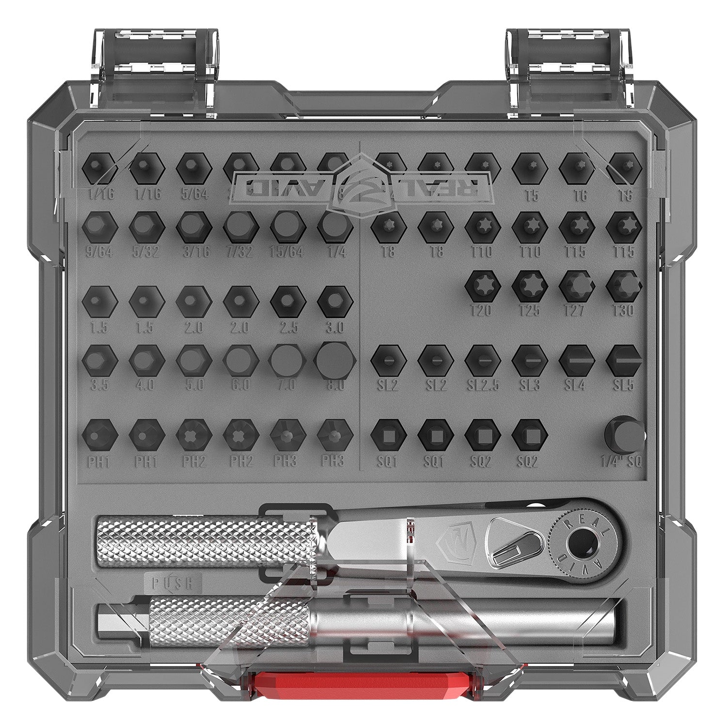 Real Avid AVX3GBS57 X3 Driver 57-Piece Gunsmithing Bit Set
