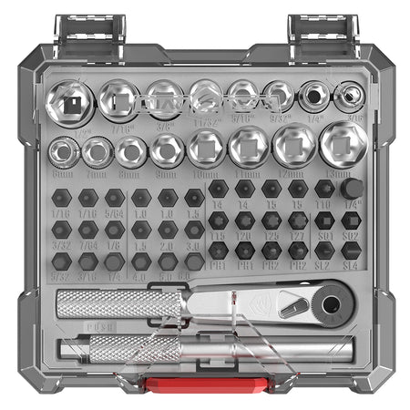 Real Avid AVX3SGBS52 X3 Driver 52-Piece Socket and Gunsmithing Bit Set