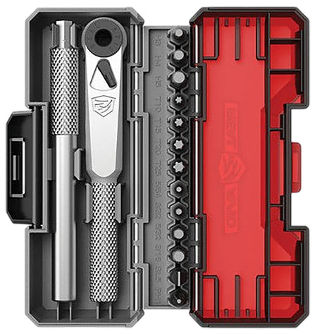 Real Avid AVX3GBS13 13-Piece X3 Driver Silver Gunsmithing Bit Set