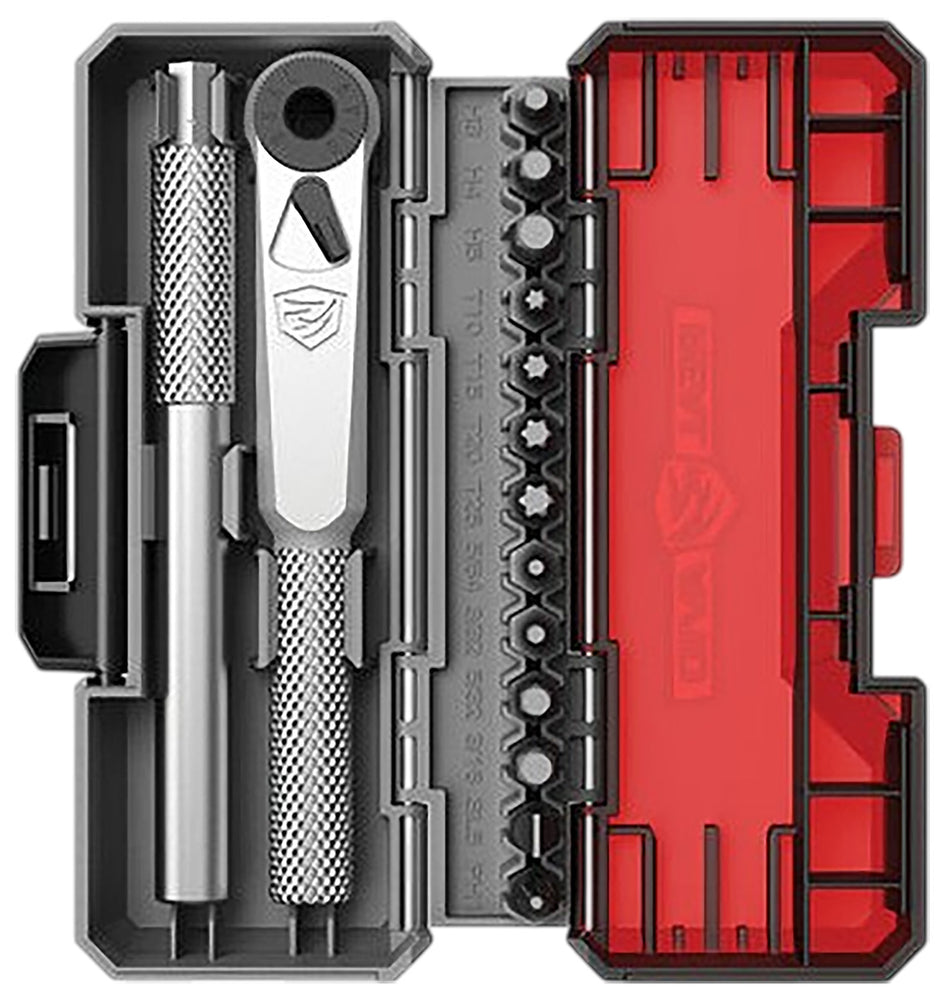 Real Avid AVX3GBS13 13-Piece X3 Driver Silver Gunsmithing Bit Set