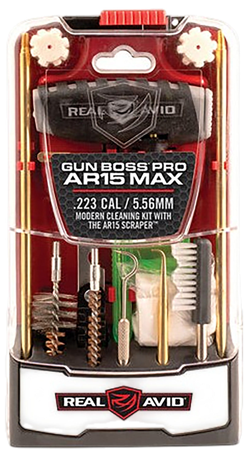 Real Avid Gun Boss Pro AR-15 Max Cleaning Kit AVGBPROARS 223/5.56mm Multi-Color