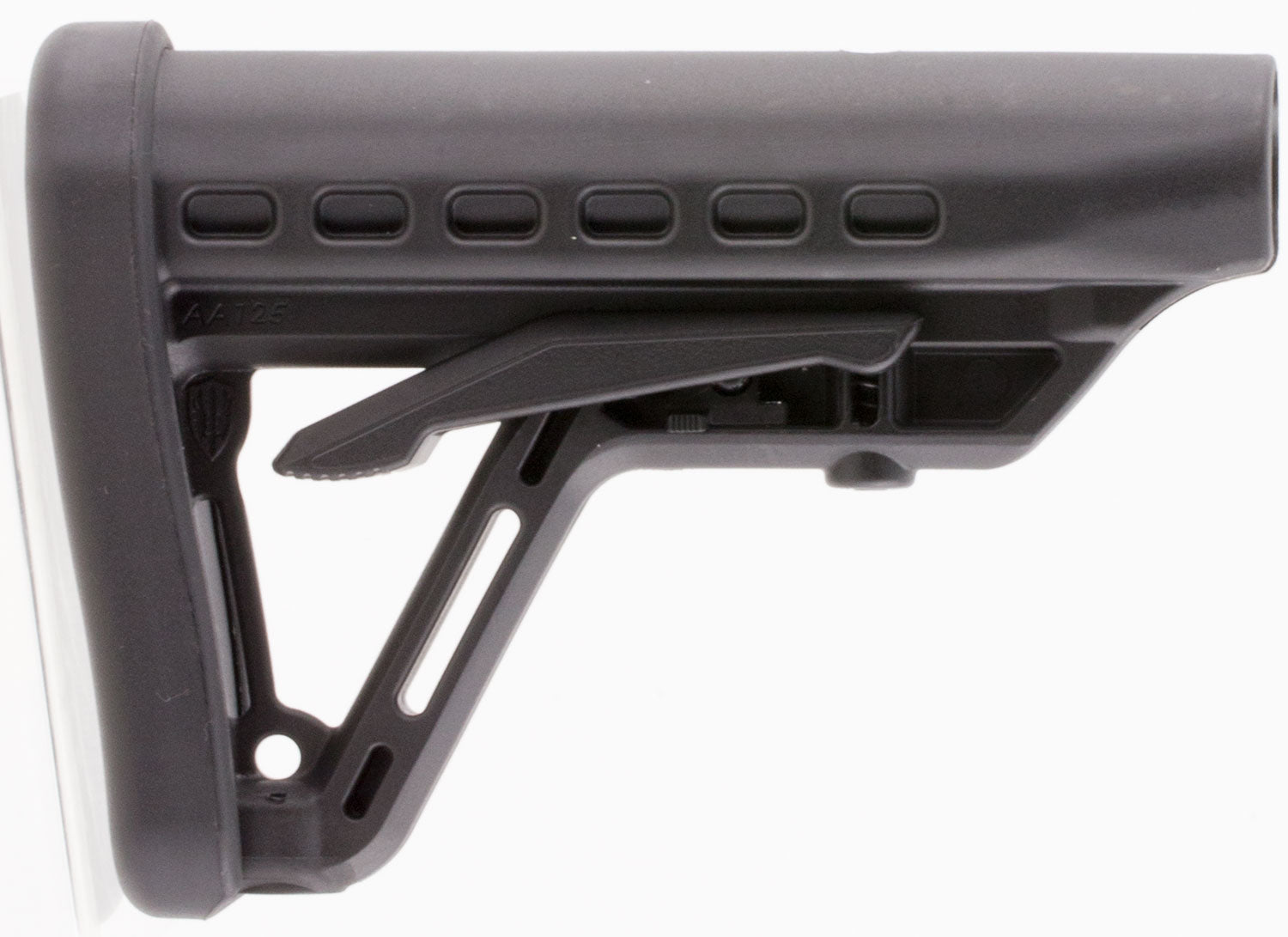 Archangel AA125 6-Position M4-Style Low-Profile Buttstock Black Synthetic AR-Platform Commercial Tube
