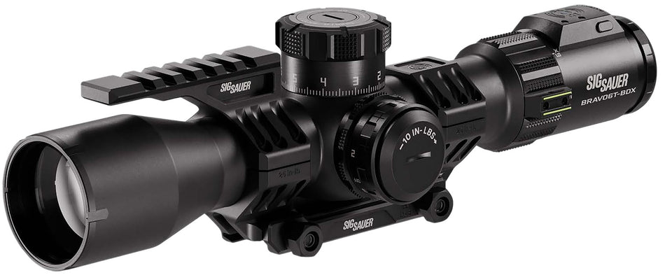Sig Sauer Electro-Optics Bravo6T BDX 3-18x44mm 35mm Tube FFP Illuminated DEV-L 2.0 Scope