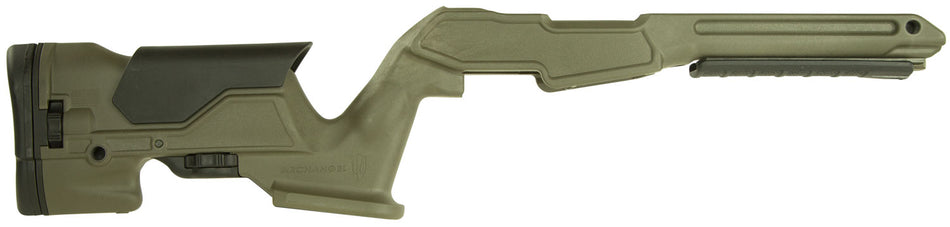 Archangel AAP1022OD OD Green Synthetic Precision Stock Fixed Adjustable Cheek Riser Ruger 10/22