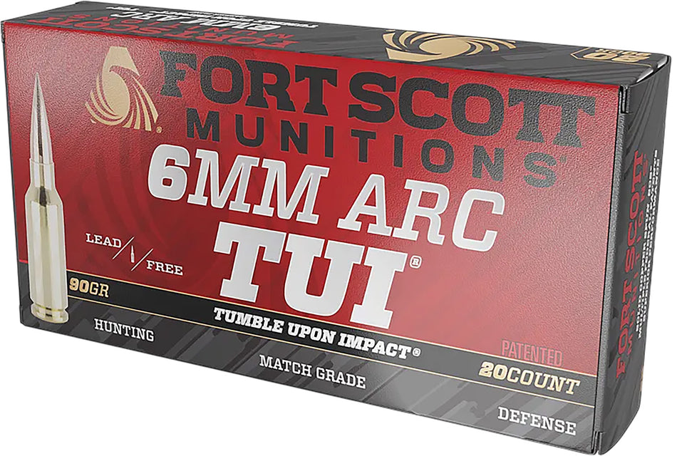 Fort Scott Munitions 6mm ARC Rifle Ammo  Solid Solid 90 grain 