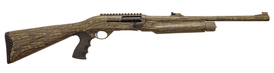 Silver Eagle Arms A21218BLC Alpha 2 12 Gauge Semi-Auto Shotgun, 3" Chamber, 4+1, 18.5" Steel Barrel, Fixed Camo Synthetic Stock