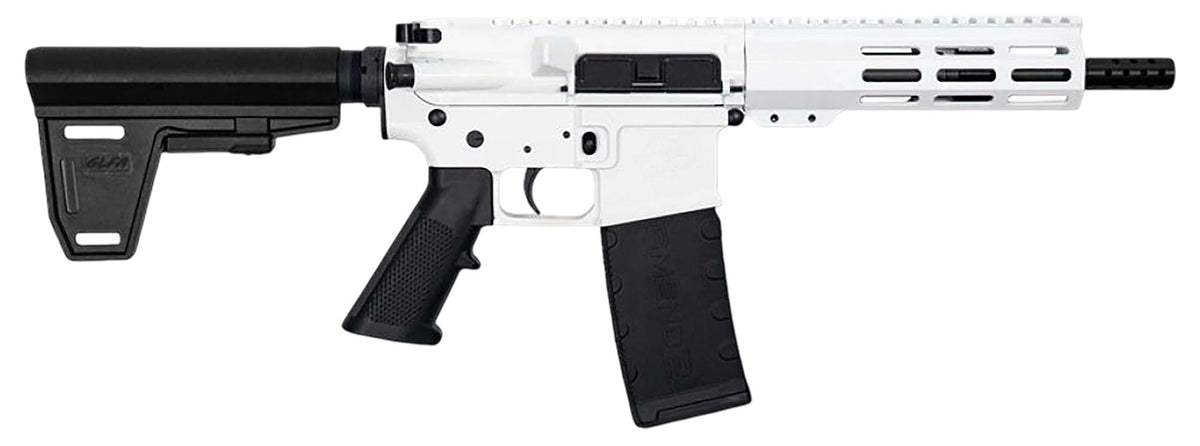 Great Lakes Firearms GL15223PBWHT AR-15, .223 Wylde, 30+1, 7.5" Black Nitride Barrel, M-LOK Handguard, White Cerakote Receiver