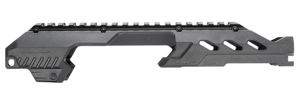 Strike Industries SMCCP320TRAIL P320 SMC Charlie Top Rail Black Steel