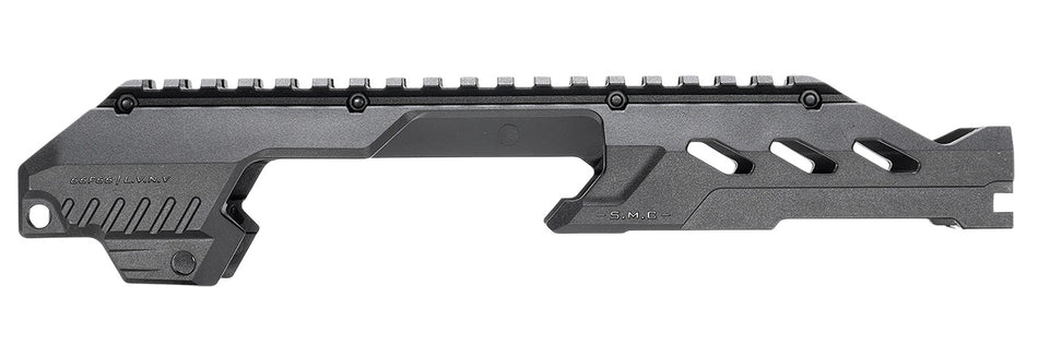 Strike Industries SMCCP320TRAIL P320 SMC Charlie Top Rail Black Steel