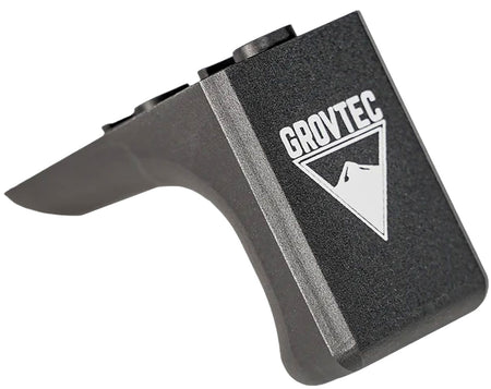 GrovTec US Inc GTHM321 G-Stop Reversible Aluminum Hand Stop Black Anodized Finish