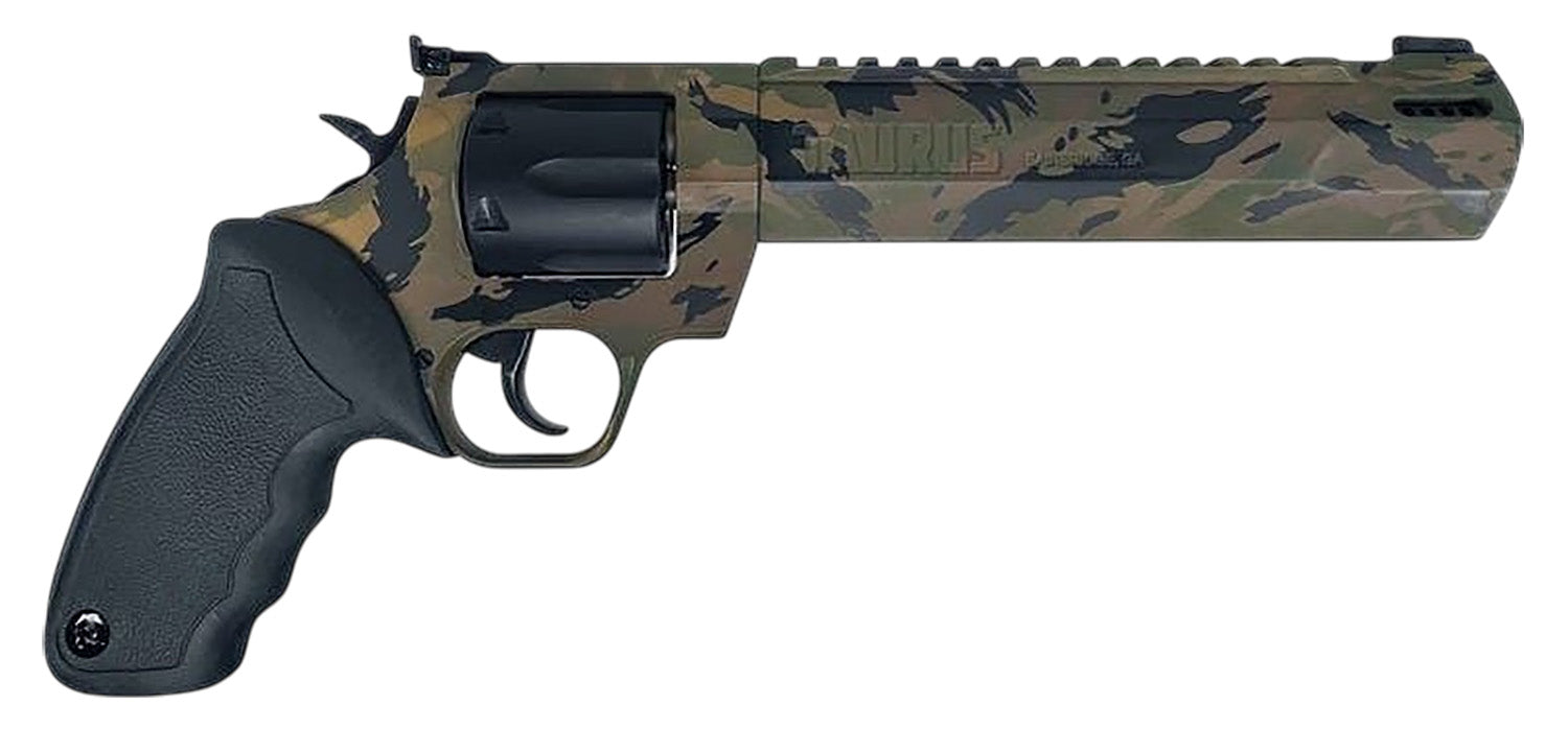 Taurus Raging Hunter .357 Mag/.38 Special +P Revolver, Camo, 8.37" Ported Barrel, 7-Shot