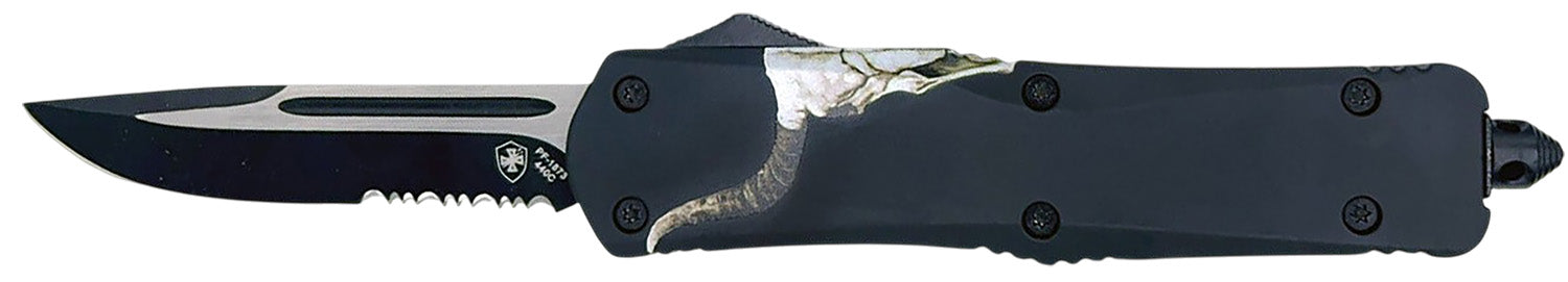 Templar Knife Gen II Saddle Blanket Slim 3.43" OTF Tanto Stonewashed 440C SS Blade, 5.05" Red Aluminum Handle, Glass Breaker